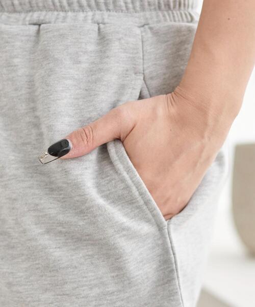 WEGO(ウィゴー)の「WEGO/スウェットショートパンツ(スウェットパンツ・レディース・杢グレー/スミクロ・FREE)」の7枚目の写真