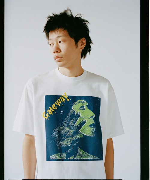 LOOSE JOINTS(ルーズジョインツ)の「ED DAVIS - GATEWAY S/S TEE(Tシャツ/カットソー・メンズ・ブラック/ホワイト・M/L)」の7枚目の写真