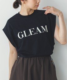 ノースリーブ プリントTシャツ