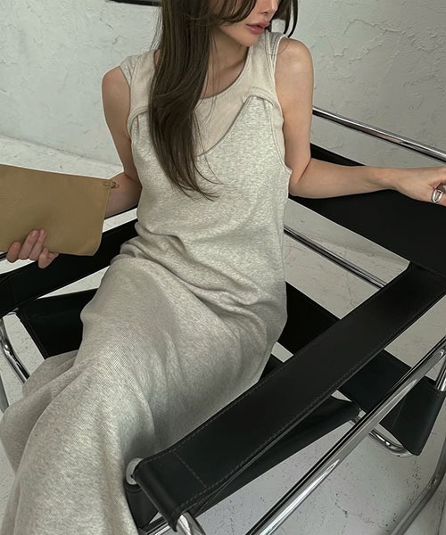 セール】hole tank layered rib OP（ワンピース）｜WILLFULLY（ウィル