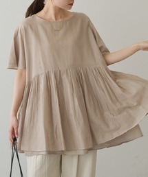 PUAL CE CIN | 【WEB限定】インドボイルチュニック(シャツ/ブラウス)