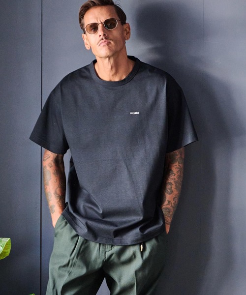 THEOREM(セオレム)の「mt9796- Embroidered Tee Tシャツ(Tシャツ/カットソー・メンズ・ブラック/ダークネイビー/ホワイト・L/XL/M)」の16枚目の写真
