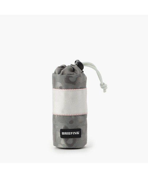 BRIEFING(ブリーフィング)の「【BRIEFING GOLF/ブリーフィングゴルフ】DRAWSTRING BALL POUCH LEOPARD JQ(ポーチ・メンズ・ブラック/グレー・FREE)」の1枚目の写真