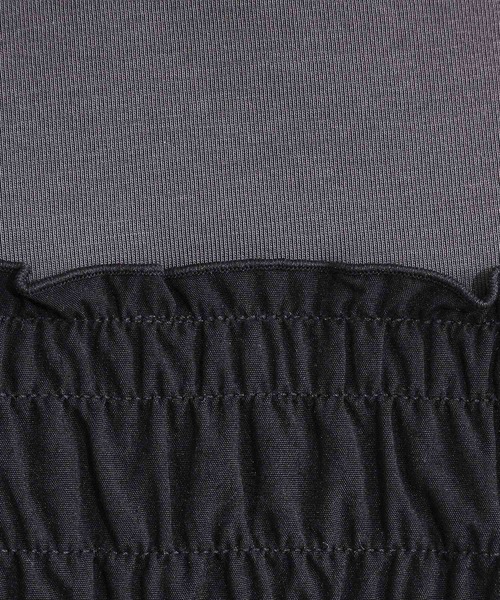 DRESKIP(ドレスキップ)の「【洗える/S-LL】大人に似合う ビスチェ風ドッキングトップス(Tシャツ/カットソー・レディース・ブラック系4/オフホワイト/ホワイト系7/チャコールグレー・02/03/01/04)」の13枚目の写真