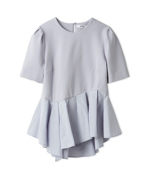 完売色♥️新作新品✨ SNIDEL スナイデル ペプラムカットソー ペプラムカットソー（Tシャツ/カットソー）｜SNIDEL（スナイデル