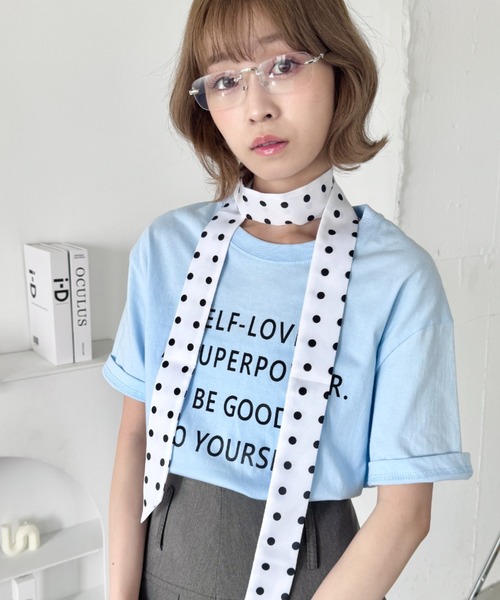 SOLLON.（ソルロン）の「ドット/レオパードアソートネクタイ（ネクタイ・レディース・レオパード/ブラック/ホワイト・FREE）」の2枚目の写真