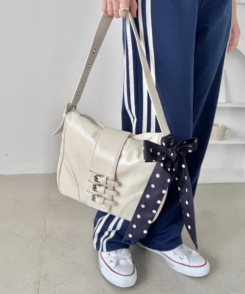 SOLLON.（ソルロン）の「ドット/レオパードアソートネクタイ（ネクタイ・レディース・レオパード/ブラック/ホワイト・FREE）」の5枚目の写真