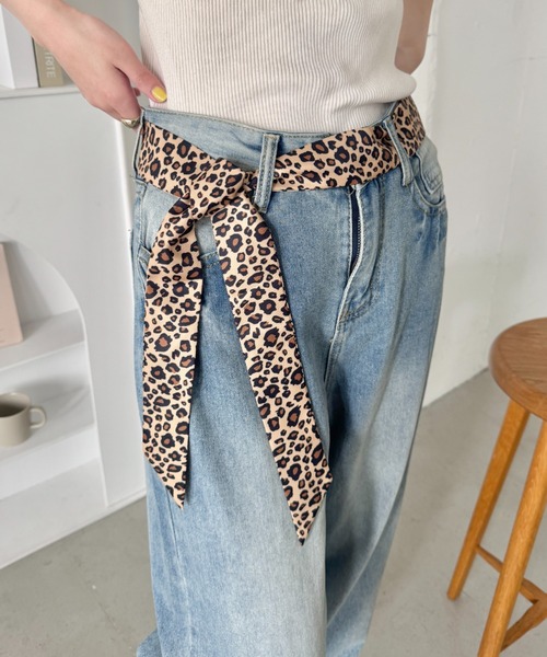 SOLLON.（ソルロン）の「ドット/レオパードアソートネクタイ（ネクタイ・レディース・レオパード/ブラック/ホワイト・FREE）」の14枚目の写真