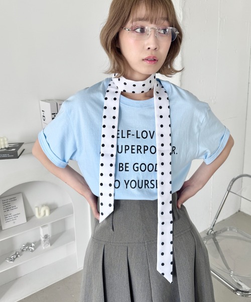 SOLLON.（ソルロン）の「ドット/レオパードアソートネクタイ（ネクタイ・レディース・レオパード/ブラック/ホワイト・FREE）」の22枚目の写真