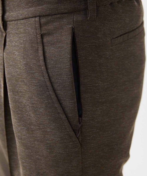 MICHEL KLEIN HOMME   （ミッシェルクランオム）の「カラミメッシュスラックスイージーパンツ　セットアップ（スラックス・メンズ・ダークグレー/ブラウン・MEDIUM/LARGE/X-LARGE）」の6枚目の写真