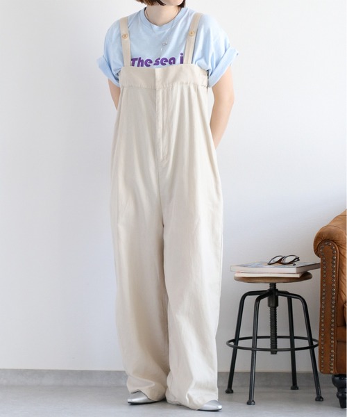 cepo（セポ）の「〈セットアップ対応〉パナマフィッシュサロペット（サロペット/オーバーオール・レディース・ブラック/モカ/オフホワイト・M）」の11枚目の写真