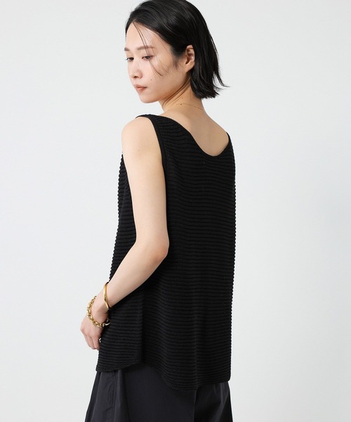 BABYLONE（バビロン）の「ノースリガーターアミニット（タンクトップ・レディース・ベージュ/ブラック/ライム・フリー）」の7枚目の写真