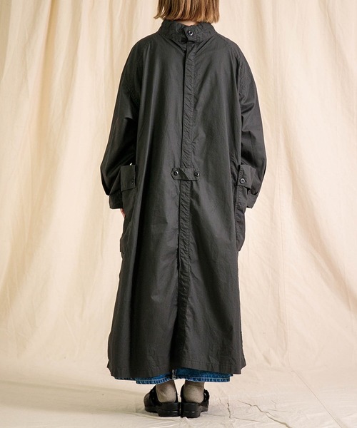 Brocante（ブロカント）の「[Brocante / ブロカント] 40綾ダンプ アルメワンピース（ワンピース・レディース・オリーブ/チャコールグレー・2）」の8枚目の写真