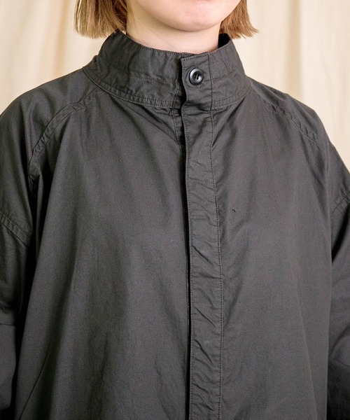 Brocante（ブロカント）の「[Brocante / ブロカント] 40綾ダンプ アルメワンピース（ワンピース・レディース・オリーブ/チャコールグレー・2）」の10枚目の写真