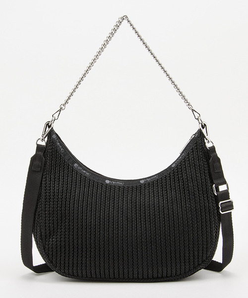 CHAIN CROCHET N/S HOBO ブラッククロシェ（ショルダーバッグ