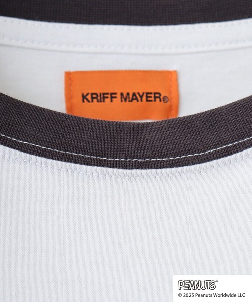 KRIFF MAYER(クリフメイヤー)の「KRIFFMAYER スヌーピープリントT(乾杯)(Tシャツ/カットソー・メンズ・レッド/チャコール/オフホワイト/ブルー/マルチ・M/L/XL)」の14枚目の写真