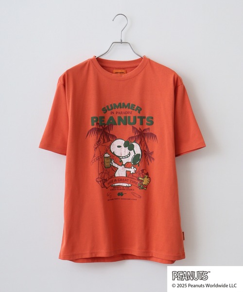 KRIFF MAYER(クリフメイヤー)の「KRIFFMAYER スヌーピープリントT(乾杯)(Tシャツ/カットソー・メンズ・レッド/チャコール/オフホワイト/ブルー/マルチ・M/L/XL)」の9枚目の写真