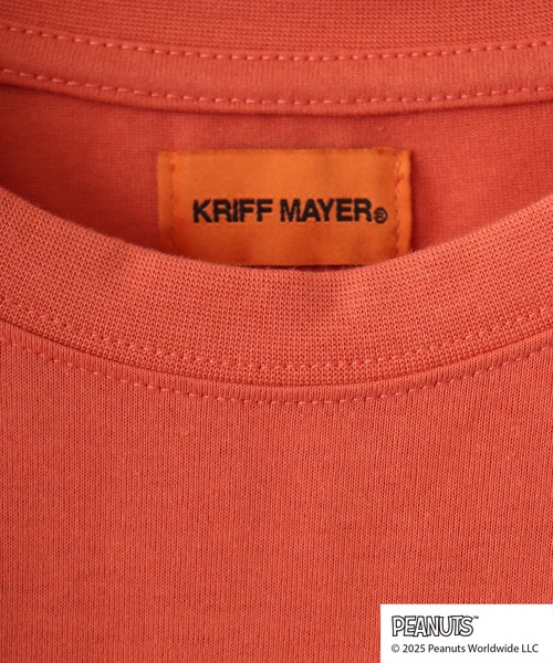 KRIFF MAYER(クリフメイヤー)の「KRIFFMAYER スヌーピープリントT(乾杯)(Tシャツ/カットソー・メンズ・レッド/チャコール/オフホワイト/ブルー/マルチ・M/L/XL)」の10枚目の写真