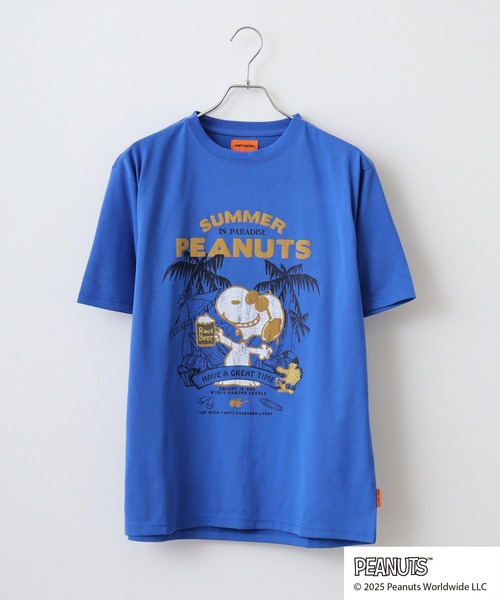 KRIFF MAYER(クリフメイヤー)の「KRIFFMAYER スヌーピープリントT(乾杯)(Tシャツ/カットソー・メンズ・レッド/チャコール/オフホワイト/ブルー/マルチ・M/L/XL)」の8枚目の写真