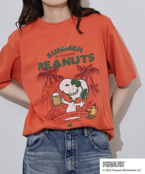 KRIFF MAYER(クリフメイヤー)の「KRIFFMAYER スヌーピープリントT(乾杯)(Tシャツ/カットソー・メンズ・レッド/チャコール/オフホワイト/ブルー/マルチ・M/L/XL)」の17枚目の写真