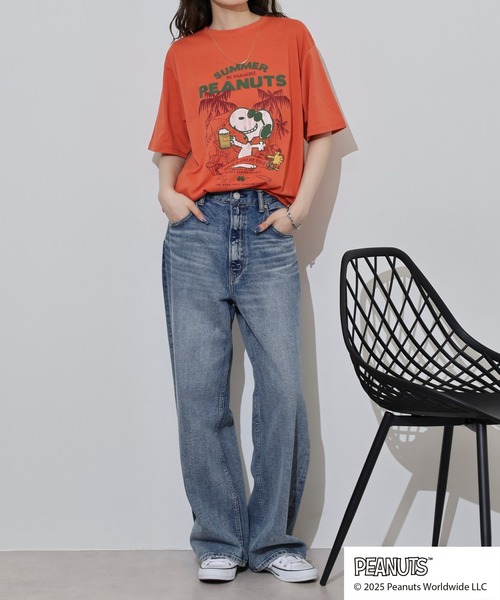 KRIFF MAYER(クリフメイヤー)の「KRIFFMAYER スヌーピープリントT(乾杯)(Tシャツ/カットソー・メンズ・レッド/チャコール/オフホワイト/ブルー/マルチ・M/L/XL)」の19枚目の写真