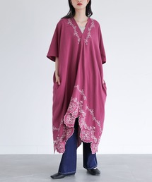 somari imagination | 『カットワーク刺繍カフタンワンピース』(ワンピース)