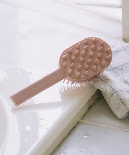 BIRTHDAY BAR(バースデイバー)の「SCALP + DETANGLE BRUSH 両面ブラシ(ヘアブラシ・レディース・ピンク・0)」の2枚目の写真