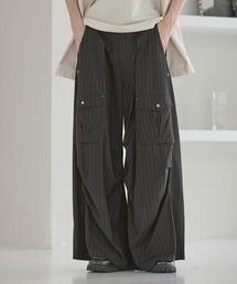 Anui | 【UNISEX/3サイズ展開】バレルスナップカーゴパンツ(カーゴパンツ)