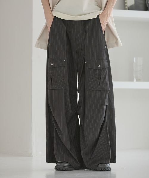 セール】【UNISEX/3サイズ展開】バレルスナップカーゴパンツ