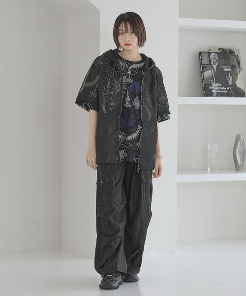 セール】【UNISEX/3サイズ展開】バレルスナップカーゴパンツ