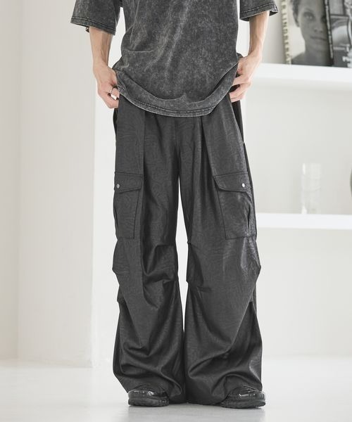 セール】【UNISEX/3サイズ展開】バレルスナップカーゴパンツ
