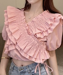 【新品未使用タグ付き】ローズバットINDIA IS BEAUTIFUL ブラウス セール】(INDIA IS BEAUTIFUL)BLOUSE（シャツ/ブラウス）｜ROSE