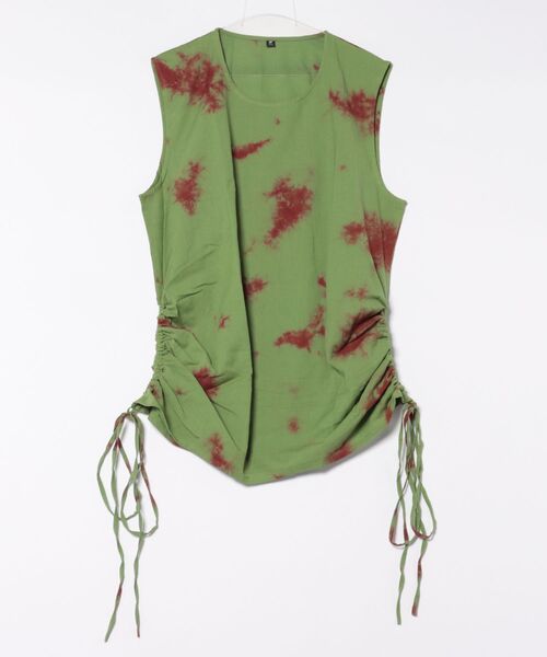 チャイハネ(チャイハネ)の「【チャイハネ】タビタイMEN'Sタンクトップ(タンクトップ・メンズ・レッド/グリーン/ホワイト・FREE)」の2枚目の写真