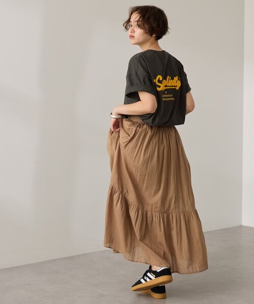 AMERICAN HOLIC(アメリカンホリック)の「サガラ刺繍Tシャツ(Tシャツ/カットソー・レディース・チャコールグレー/オフホワイト/グリーン系その他3・M/L)」の22枚目の写真