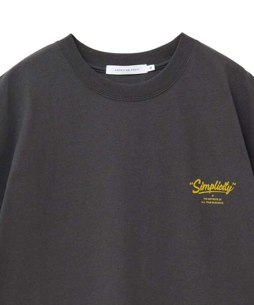 AMERICAN HOLIC(アメリカンホリック)の「サガラ刺繍Tシャツ(Tシャツ/カットソー・レディース・チャコールグレー/オフホワイト/グリーン系その他3・M/L)」の15枚目の写真