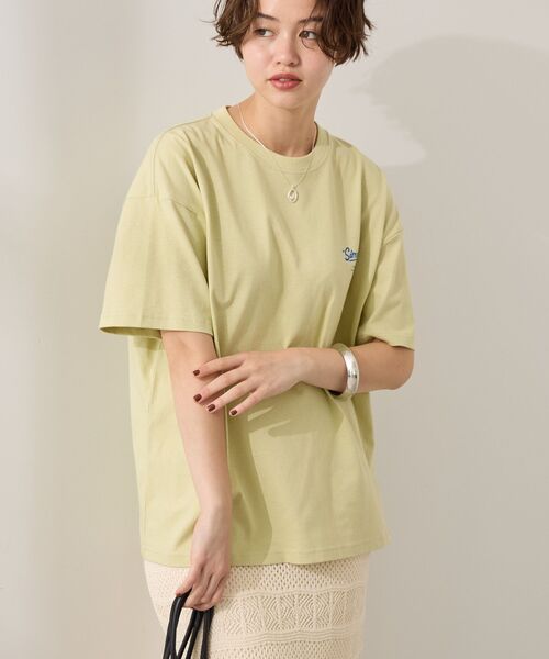 AMERICAN HOLIC(アメリカンホリック)の「サガラ刺繍Tシャツ(Tシャツ/カットソー・レディース・チャコールグレー/オフホワイト/グリーン系その他3・M/L)」の12枚目の写真