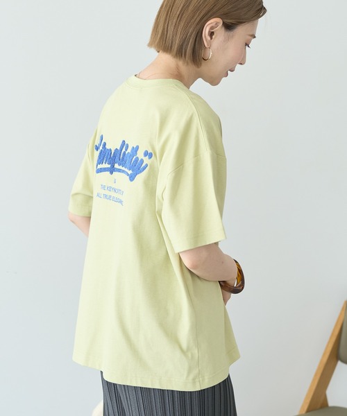 AMERICAN HOLIC(アメリカンホリック)の「サガラ刺繍Tシャツ(Tシャツ/カットソー・レディース・チャコールグレー/オフホワイト/グリーン系その他3・M/L)」の11枚目の写真