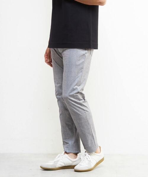MEN'S MELROSE(メンズメルローズ)の「ドットメッシュプリント5ポケットパンツ | 軽量 / ストレッチ / 吸水速乾(その他パンツ・メンズ・ベージュ/ネイビー/チャコールグレー/グレー・3/2/4/5)」の2枚目の写真