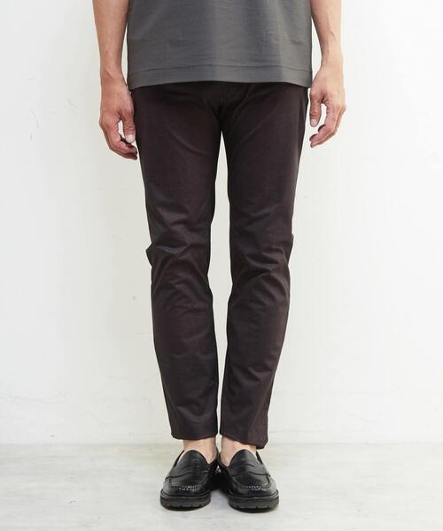 MEN'S MELROSE(メンズメルローズ)の「ドットメッシュプリント5ポケットパンツ | 軽量 / ストレッチ / 吸水速乾(その他パンツ・メンズ・ベージュ/ネイビー/チャコールグレー/グレー・3/2/4/5)」の5枚目の写真