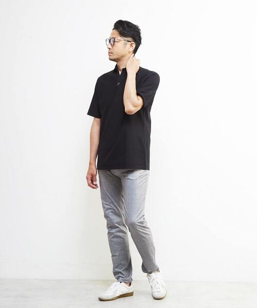 MEN'S MELROSE(メンズメルローズ)の「ドットメッシュプリント5ポケットパンツ | 軽量 / ストレッチ / 吸水速乾(その他パンツ・メンズ・ベージュ/ネイビー/チャコールグレー/グレー・3/2/4/5)」の19枚目の写真