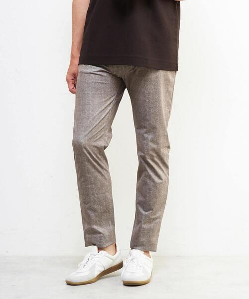 MEN'S MELROSE(メンズメルローズ)の「ドットメッシュプリント5ポケットパンツ | 軽量 / ストレッチ / 吸水速乾(その他パンツ・メンズ・ベージュ/ネイビー/チャコールグレー/グレー・3/2/4/5)」の21枚目の写真