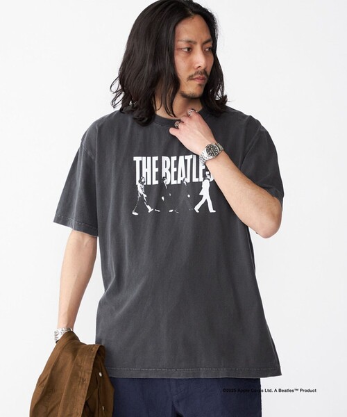 SHIPS(シップス)の「SHIPS: THE BEATLES フォトグラフィック Tシャツ(Tシャツ/カットソー・メンズ・ダークグレー/ブラック・SMALL/MEDIUM/LARGE/X-LARGE)」の8枚目の写真