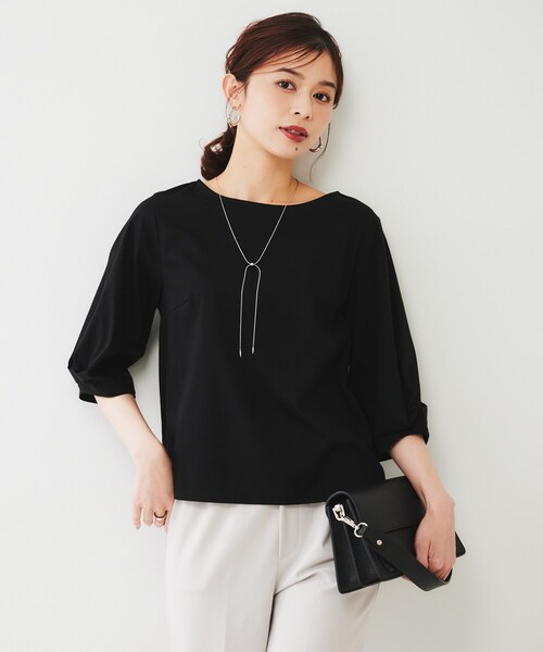 tシャツ 袖タックカットソー レディース セール】袖タックカットソー（Tシャツ/カットソー）｜UNTITLED