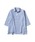PUEBCO�i�v�G�u�R�j�́uCOTTON STRIPE SHIRT / REGULAR COLLAR Blue M�i�V���c/�u���E�X�j�v�b�z���C�g�n���̑�