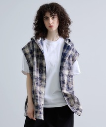 タンクトップ ノースリーブtシャツ フード付き」に該当する