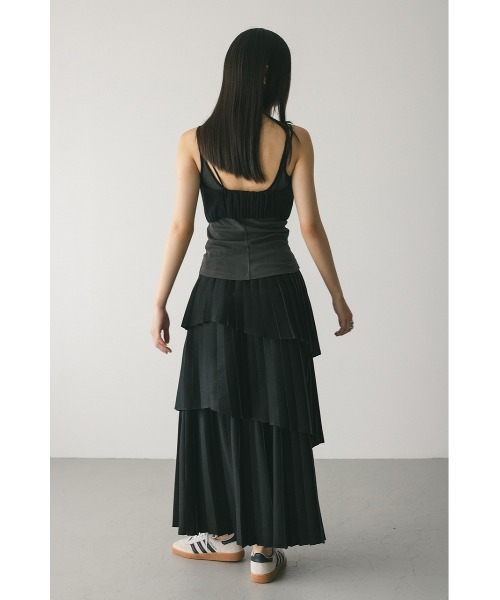 STYLEMIXER(スタイルミキサー)の「プリーツティアードスカート(スカート・レディース・アイボリー/ブラック/チャコールグレー・SMALL/MEDIUM)」の22枚目の写真