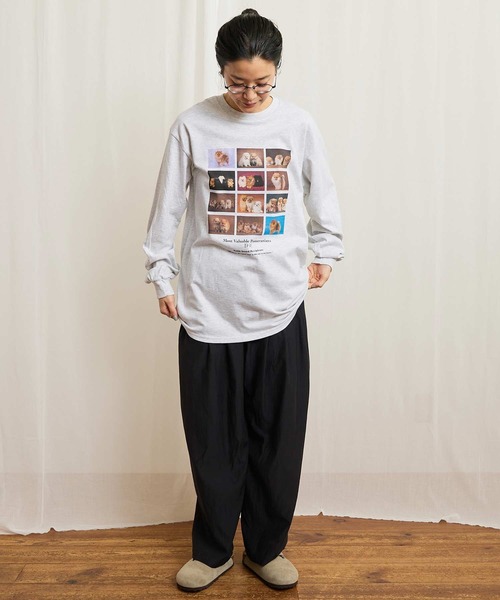 fig Ｌondon（フィグロンドン）の「Pomeranians long sleeve（Tシャツ/カットソー・レディース・アッシュグレー・FREE）」の8枚目の写真