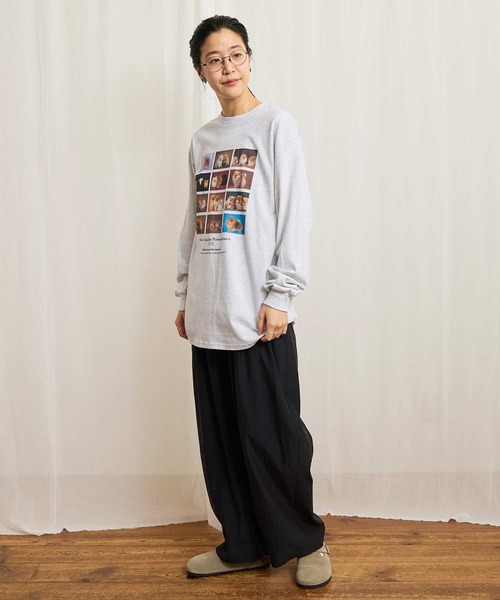 fig Ｌondon（フィグロンドン）の「Pomeranians long sleeve（Tシャツ/カットソー・レディース・アッシュグレー・FREE）」の10枚目の写真