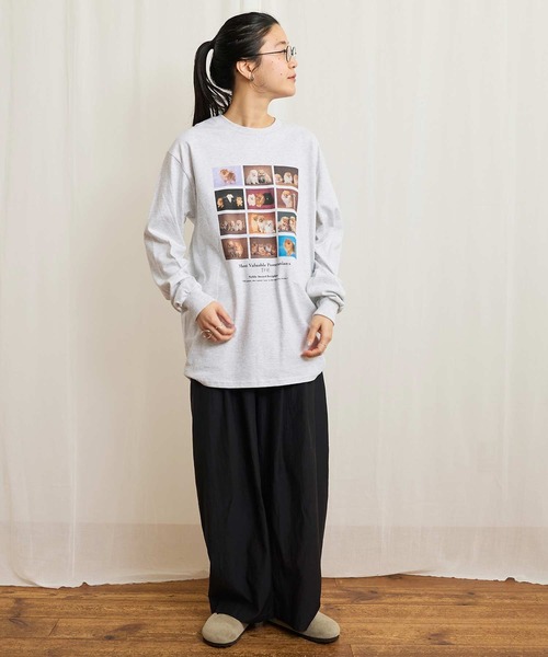 fig Ｌondon（フィグロンドン）の「Pomeranians long sleeve（Tシャツ/カットソー・レディース・アッシュグレー・FREE）」の15枚目の写真