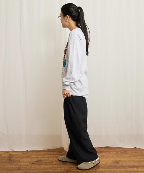 fig Ｌondon（フィグロンドン）の「Pomeranians long sleeve（Tシャツ/カットソー・レディース・アッシュグレー・FREE）」の17枚目の写真